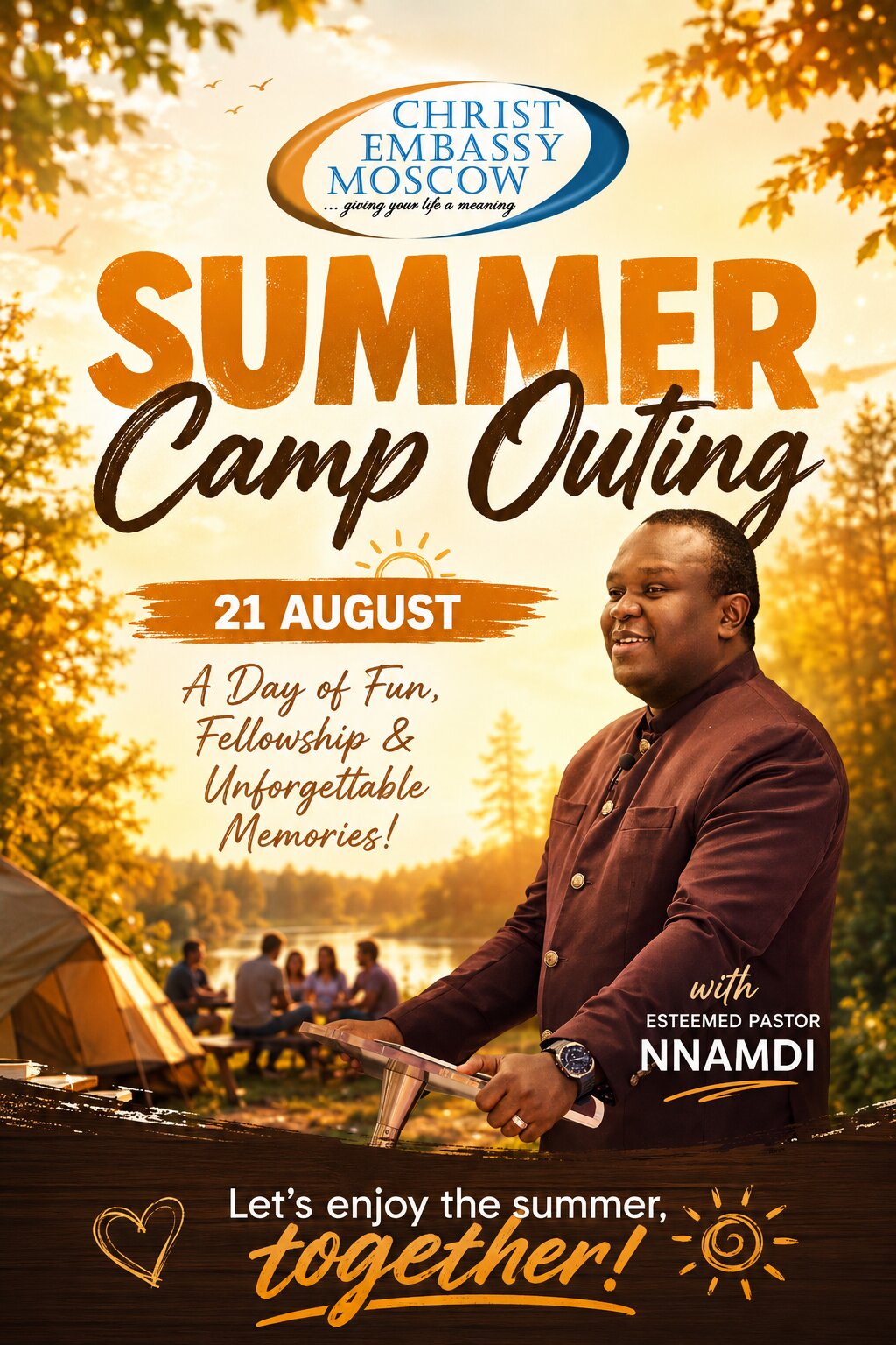 Summer Camp Outing Poster